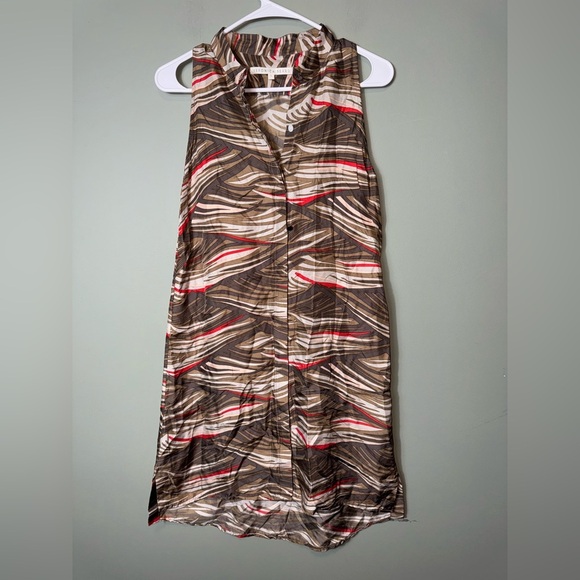 Veronica Beard Women’s Multicolor Sleeveless Dress‎ 100% Silk Sizing 1 - Picture 1 of 5